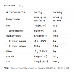 7 Nutrition Cream 750 g Caramel crunch KETO