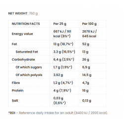 7 Nutrition Cream 750 g Halva crispy protein spread