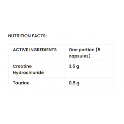 7 Nutrition Creatine HCL 350 caps