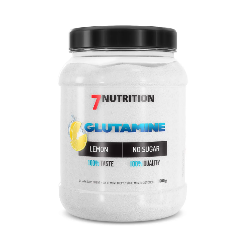 7 Nutrition Glutamine 500 g Lemon flavour