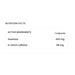7 Nutrition Guarana 60 caps.