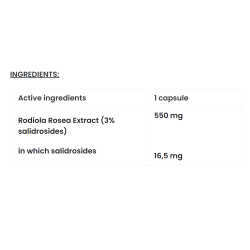 7 Nutrition Rhodiola Rosea 500 mg 60 caps