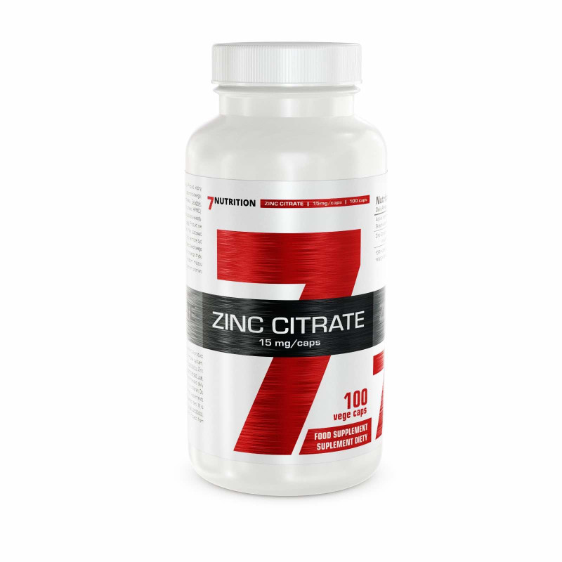 7 Nutrition Zinc Citrate 15 mg 100 caps