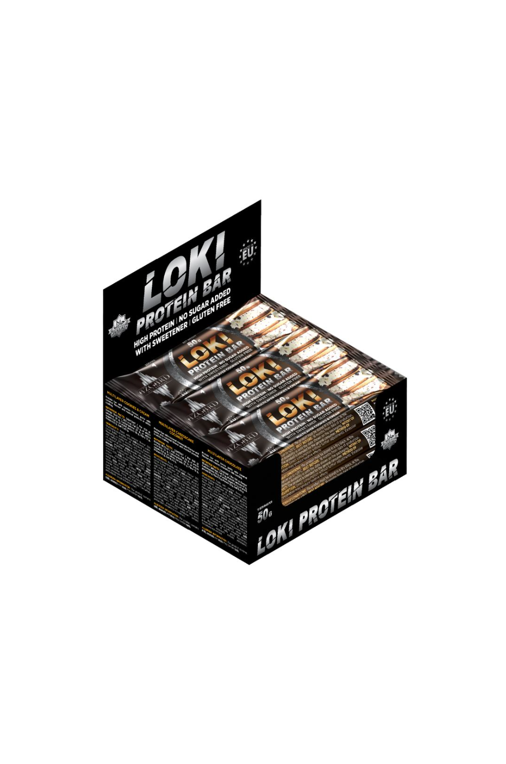 Azgard Loki Protein Bar Multilayer 12x50g.