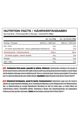 VAST PRO Carbs Cluster Dextrin 900 g