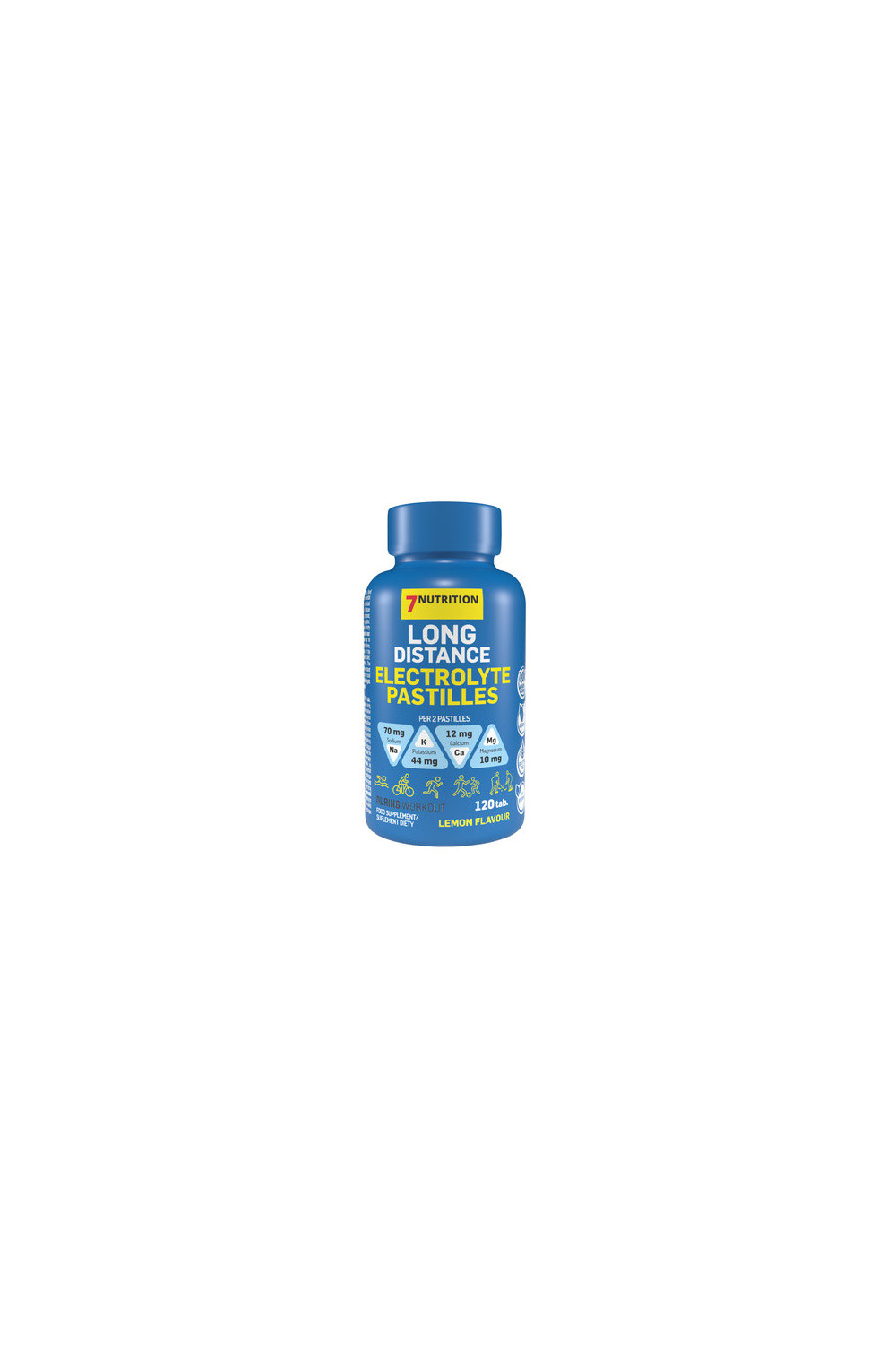 7 Nutrition Long Distance Electrolytes 120 tabl