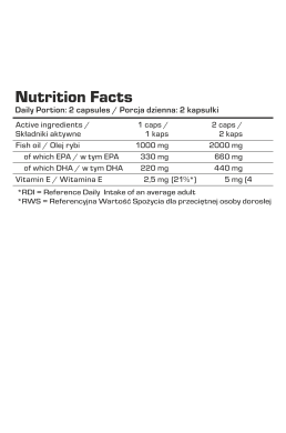 7 Nutrition Omega 3 55% 1000 mg 220 caps