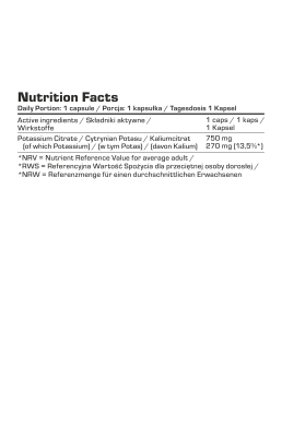 7 Nutrition Potassium 120 caps
