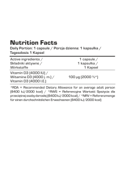 7 Nutrition Vitamin D3 4000 120 caps