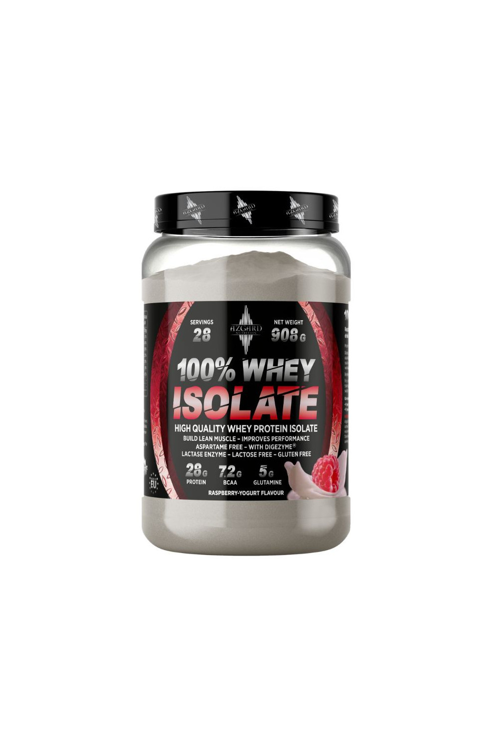 Azgard 100% Whey Isolate 908 g, Lactose Free