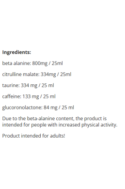 7 Nutrition Bomb Pre-workout Shot 12x 100 ml box