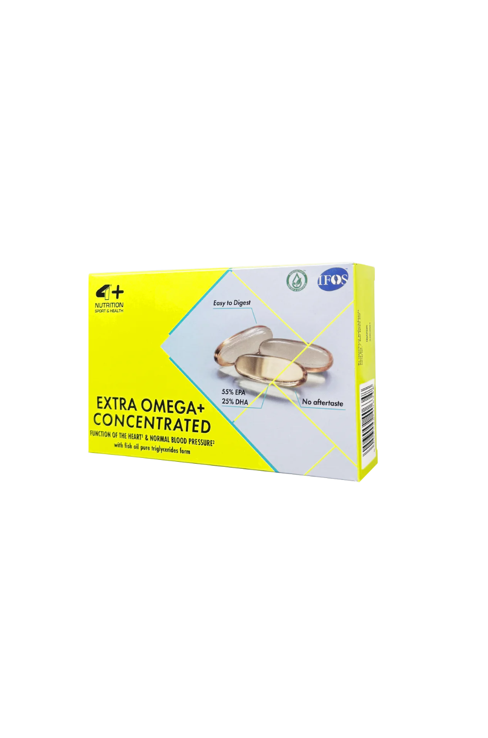 4+ Nutrition Extra Omega+ Concentrated 60 caps. IFOS