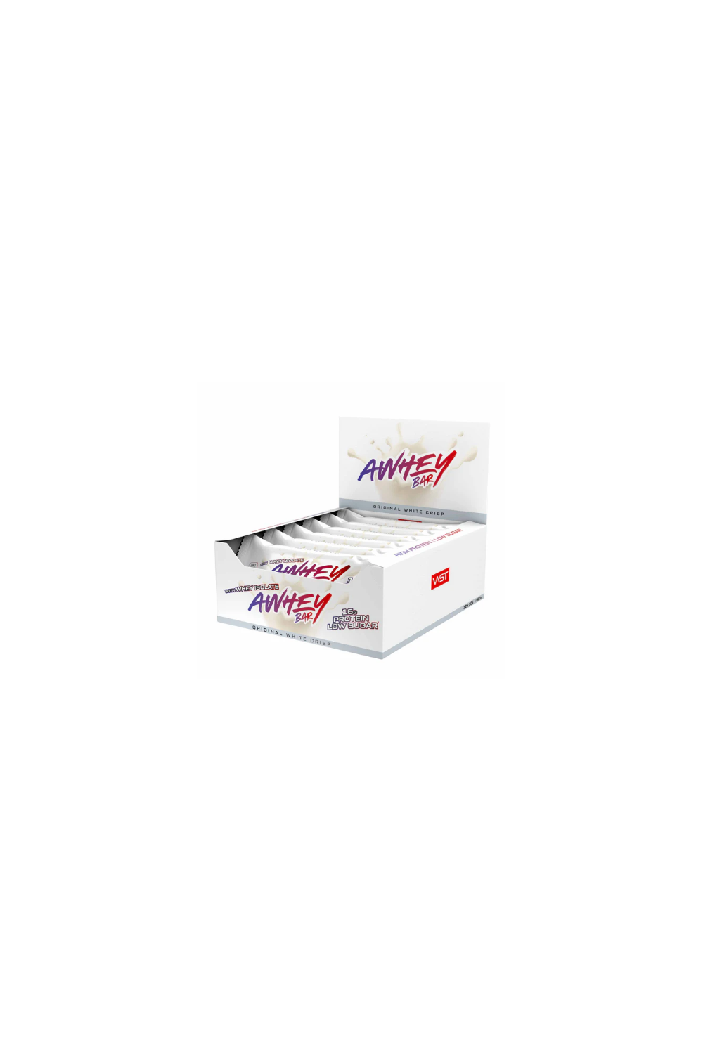 VAST Awhey Protein Bar BOX Original White crisp 50 g x 12