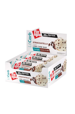 FitSpo Lo Carb protein bar Stracciatella BOX 60 g x 12