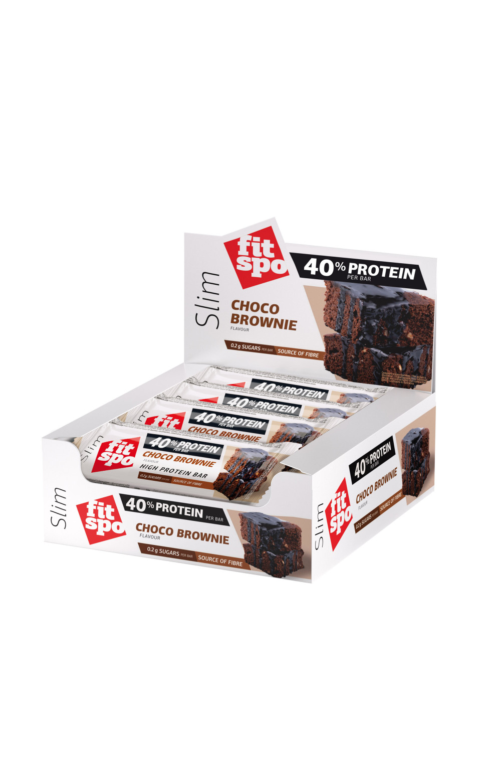 FitSpo Slim protein bar Choco Brownie BOX 50 g x 12