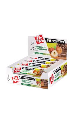 FitSpo Slim protein bar Chocolate and Hazelnut BOX 50 g Bx 12