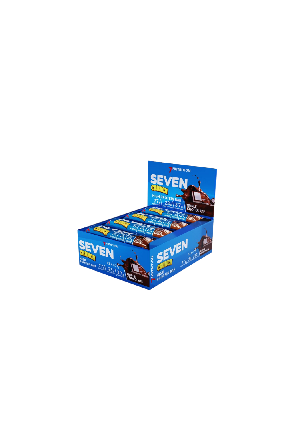 7 Nutrition SEVEN Crunch Protein Bar 12x77g