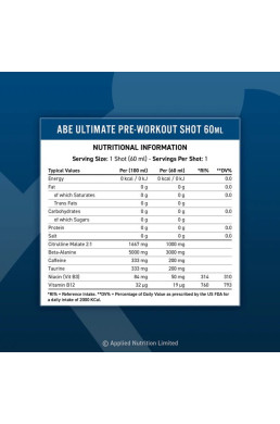 Applied Nutrition ABE SHOT 60 ml x12