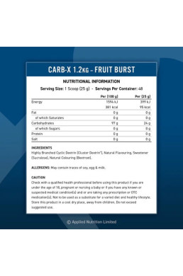 Applied Nutrition Carb-X 1.2 kg