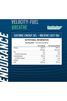 Applied Nutrition Endurance Breathe Isotonic Gel 60 g x20