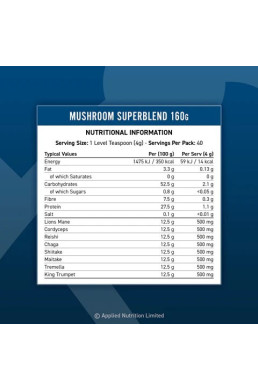 Applied Nutrition Mushroom blend 160 g