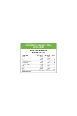 Applied Nutrition Sparkling Protein Water 330 ml x 12