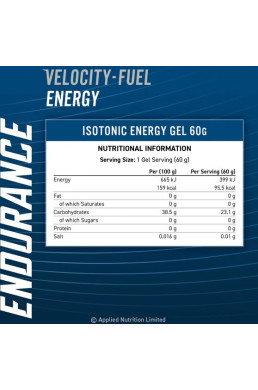 Applied Nutrition Endurance Energy Isotonic Gel 60 g x 20