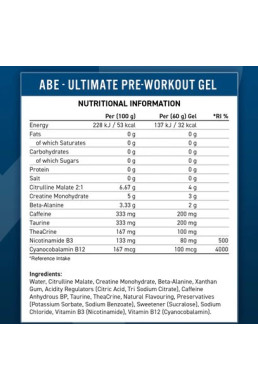 Applied Nutrition ABE Pre-workout gel 60 ml