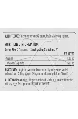 Applied Nutrition L-Arginine 1500 120 caps.