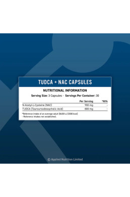 Applied Nutrition Tudca + NAC 90 kaps.