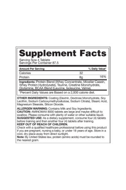 Gaspari Nutrition Amino MAX 8000 325 tabl.