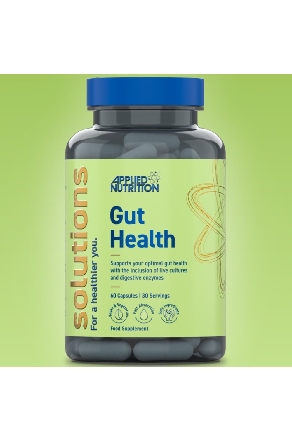 Applied Nutrition Solutions Gut Health 60 kaps.