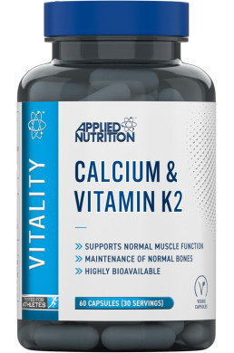 Applied Nutrition Calcium & Vitamin K2 60 kaps.