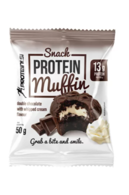 Proteini.si Muffin 50 g Duble chocolate with whipped cream x7 BOX