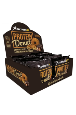 Proteini.si Protein Donut 60 g Dark Chocolate & Hazelnut cream x15 BOX
