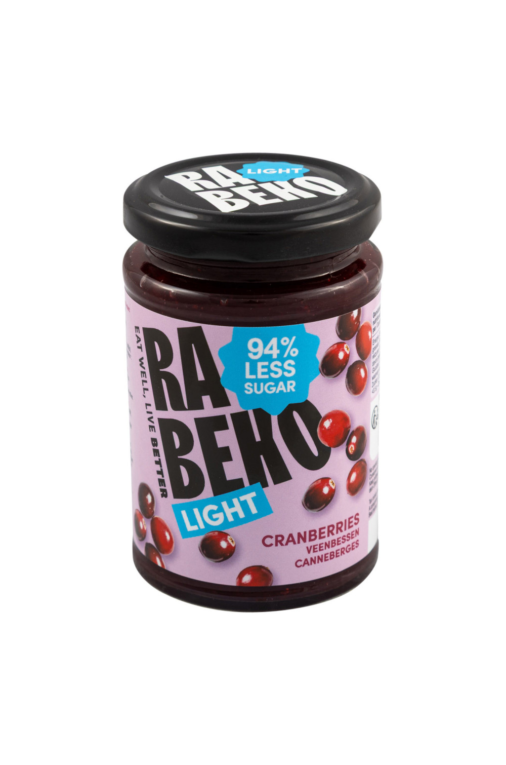 Rabeko Light Jam Cranberries 230 g