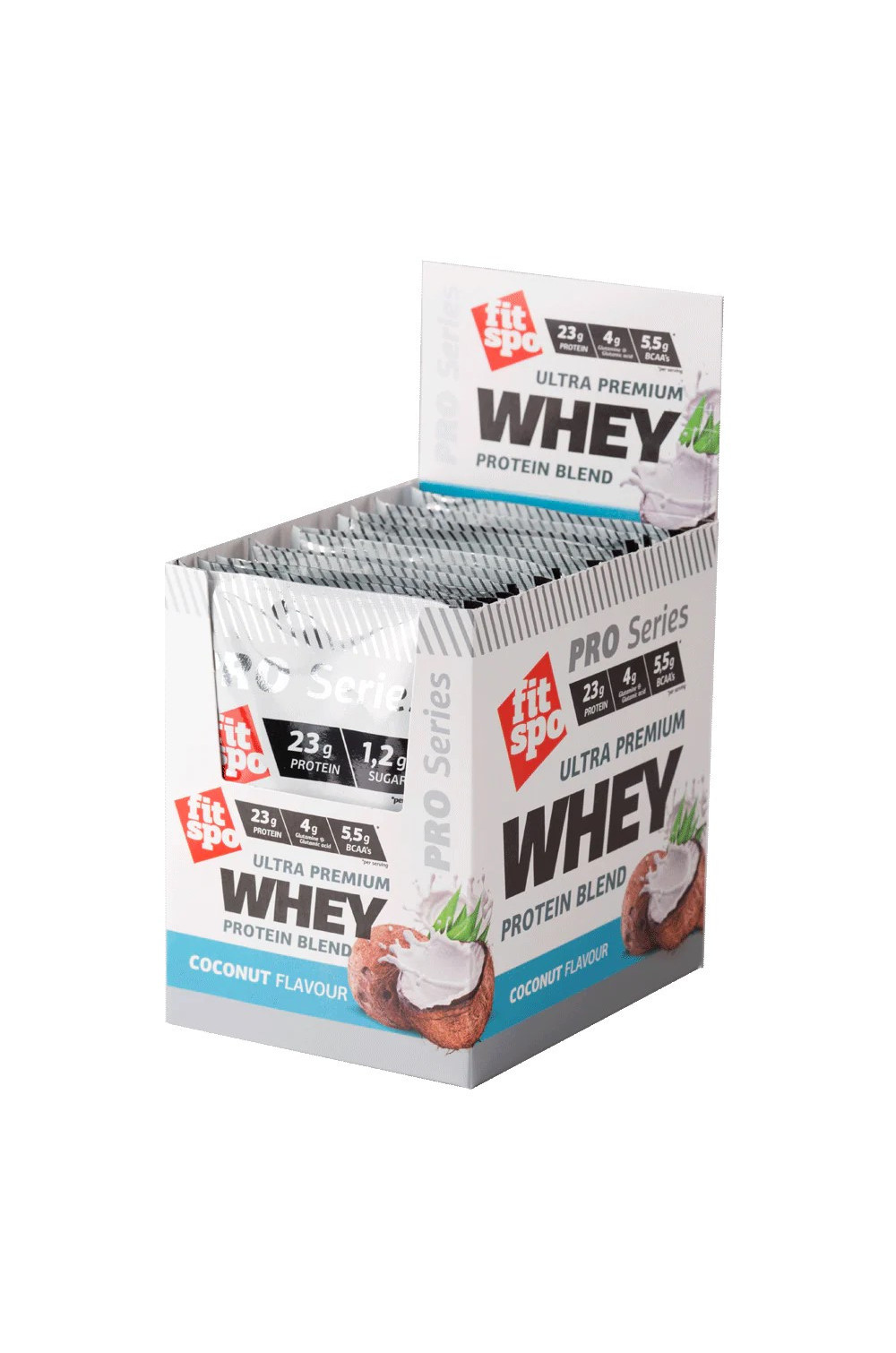 FitSpo Whey protein 30 g Coconut x12 BOX