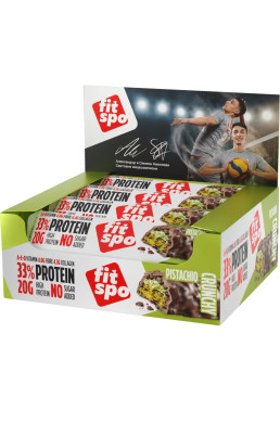 FitSpo Protein Bar Crunchy Pistachio 60 g BOX